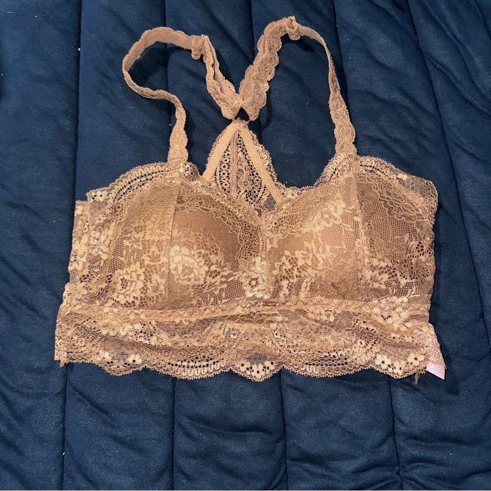 JadyK Lace Bralette in Tan